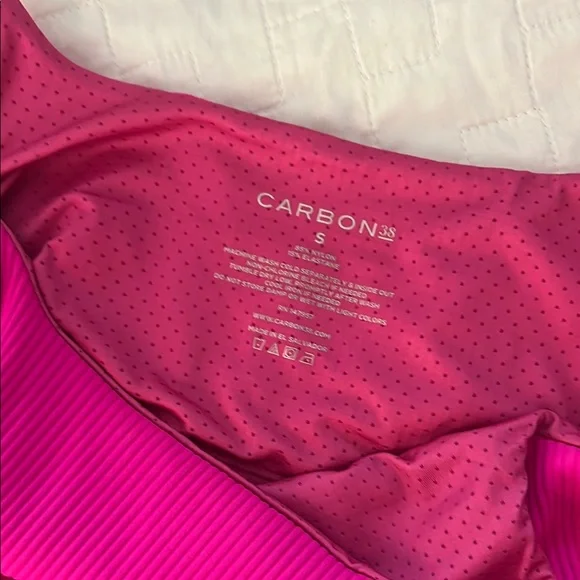 Carbon38 Hot Pink Ribbed Set - Picture 4 of 7